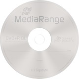 MediaRange MR465 DVD en blanco 8,5 GB DVD+R DL 5 pieza(s), DVDs vírgenes DVD+R DL, Caja de cd, 5 pieza(s), 8,5 GB