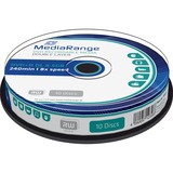 MediaRange MR466 DVD en blanco 8,5 GB DVD+R DL 10 pieza(s), DVDs vírgenes DVD+R DL, Caja para pastel, 10 pieza(s), 8,5 GB