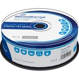 MediaRange MR508 disco blu-ray lectura/escritura (BD) BD-R DL 50 GB 25 pieza(s), Discos Blu-ray vírgenes 50 GB, BD-R DL, Caja para pastel, 25 pieza(s)