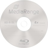 MediaRange MR508 disco blu-ray lectura/escritura (BD) BD-R DL 50 GB 25 pieza(s), Discos Blu-ray vírgenes 50 GB, BD-R DL, Caja para pastel, 25 pieza(s)