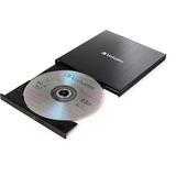 Verbatim 43888 unidad de disco óptico Blu-Ray DVD Combo Negro, Regrabadora Blu-ray negro, Negro, Parte superior, Portátil, Blu-Ray DVD Combo, Serial ATA III, BD, BD-R, BD-R DL, CD, DVD