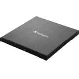 Verbatim 43889 unidad de disco óptico Blu-Ray RW Negro, Regrabadora Blu-ray negro, Negro, Bandeja, Sobremesa/Portátil, Blu-Ray RW, USB 3.1 Gen 1, BD, BD-R, BD-R DL, CD, DVD
