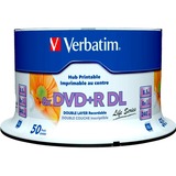 Verbatim 97693 DVD en blanco 8,5 GB DVD+R DL 50 pieza(s), DVDs vírgenes DVD+R DL, 120 mm, Imprimible, 50 pieza(s), 8,5 GB