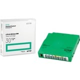 Hewlett Packard Enterprise Cartucho de datos HPE LTO-8 Ultrium de 30 TB RW, Medio streaming verde, Cinta de datos virgen, LTO, 12000 GB, 30000 GB, 30 año(s), 183 kA/m