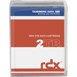 Tandberg 8731-RDX cinta en blanco Blank data tape 2000 GB, Disco extraíble Blank data tape, RDX, 2000 GB, 15 ms, Negro, 550000 h