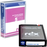 Tandberg 8862-RDX medio de almacenamiento para copia de seguridad Cartucho RDX (disco extraíble) 5000 GB Cartucho RDX (disco extraíble), RDX, 5000 GB, FAT32, NTFS, exFAT, ext4, Negro, 550000 h