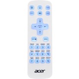 Acer MC.JQ011.005 mando a distancia IR inalámbrico Universal Botones blanco/Azul, Universal, IR inalámbrico, Botones, Blanco