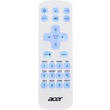 Acer MC.JQ011.005 mando a distancia IR inalámbrico Universal Botones blanco/Azul, Universal, IR inalámbrico, Botones, Blanco