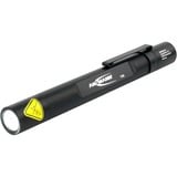 Ansmann Future T120 Negro Bolígrafo linterna LED negro, Bolígrafo linterna, Negro, Aluminio, Botones, IP54, LED