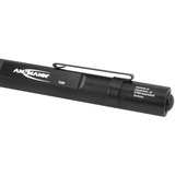 Ansmann Future T120 Negro Bolígrafo linterna LED negro, Bolígrafo linterna, Negro, Aluminio, Botones, IP54, LED