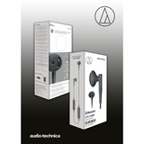 Audio-Technica ATH-C200BT Auriculares Dentro de oído MicroUSB Bluetooth Negro, Auriculares con micrófono negro, Auriculares, Dentro de oído, Negro, Binaural, Botones, Control en línea