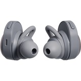 Audio-Technica ATH-CKR7TW Auriculares Dentro de oído MicroUSB Bluetooth Gris, Auriculares con micrófono gris, Auriculares, Dentro de oído, Llamadas y música, Gris, Binaural, 0,3 m