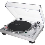 Audio-Technica AT-LP120X Tocadiscos de tracción directa Plata plateado, Tocadiscos de tracción directa, Manual, Plata, Aluminio, 33 1/3,45,78 RPM, 33,45,78 RPM