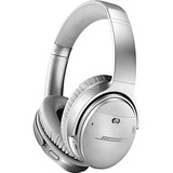 Bose QuietComfort 35 Auriculares Diadema Conector de 3,5 mm Bluetooth Plata, Auriculares con micrófono plateado, Auriculares, Diadema, Llamadas y música, Plata, Binaural, 1,2 m