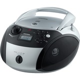 Grundig GRB 3000 BT Digital 3 W Negro, Plata, Reproductor de CD plateado/Negro, Digital, FM, Jugador, CD-R,CD-RW, Programa, Azar, Repetir todo, Repetir una, Resume, 20 - 20000 Hz