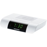 Grundig KSC 35 Reloj Blanco, Radio despertador blanco, Reloj, FM, LED, Blanco, Corriente alterna