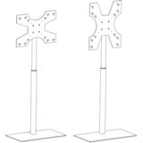 HAGOR 1981 soporte para pantalla de señalización 139,7 cm (55") Negro, Sistema de soporte negro, 35 kg, 81,3 cm (32"), 139,7 cm (55"), 600 x 400 mm, 1195 - 1635 mm