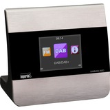 Imperial DABMAN i400 receptor de radio Digital Plata, Adaptador plateado, Digital, DAB+,FM,UKW, 87.5 - 108 MHz, 150 mm, 81 mm, 140 mm