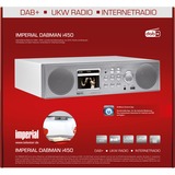 Imperial DABMAN i450 Portátil Analógico y digital Plata, Radio plateado/blanco, Portátil, Analógico y digital, DAB+,FM, 14 W, TFT, 7,11 cm (2.8")
