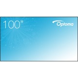 Optoma ALR101 pantalla de proyección 2,54 m (100") 16:9, Pantalla con marco gris, 2,54 m (100"), 2,21 m, 124,5 cm, 16:9, Pantalla tensionada, Negro
