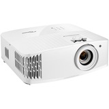 Optoma UHD42 videoproyector Proyector para escritorio 3400 lúmenes ANSI DLP 2160p (3840x2160) 3D Blanco, Proyector DLP blanco, 3400 lúmenes ANSI, DLP, 2160p (3840x2160), 500000:1, 16:9, 866,1 - 7681 mm (34.1 - 302.4")