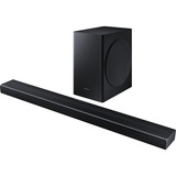 Samsung HW-Q60T Negro 5.1 canales 360 W, Barra de sonido negro, 5.1 canales, 360 W, Dolby Digital 5.1, Altavoz de subgraves (subwoofer) activo, Inalámbrico, 160 W