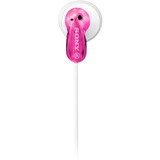 Sony MDR-E9LP Auriculares y Cascos rosa neón, Alámbrico, 18 - 22000 Hz, Música, 6 g, Auriculares, Rosa, Blanco