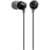 Sony MDR-EX15AP Auriculares y Cascos negro, Alámbrico, 8 - 22000 Hz, Llamadas/Música, 3 g, Auriculares, Negro