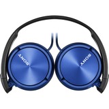 Sony MDR-ZX310 Auriculares y Cascos azul/Negro, Alámbrico, 10 - 24000 Hz, Música, 125 g, Auriculares, Azul