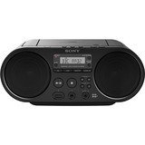 Sony ZS-PS55B Sistemas estéreos portátiles, Equipo compacto negro, DAB+,FM, 87,5 - 108 MHz, Jugador, CD-DA,CD-R,CD-RW, Programa, Repetir, Repetir todo, Barajar, 4 W