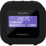 TechniSat TECHNIRADIO 40 Personal Digital Negro, Radio despertador negro, Personal, Digital, DAB+,FM, 87.5 - 108 MHz, 174 - 240 MHz, 1,2 W