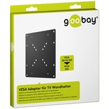 goobay 63267 kit de montaje, Adaptador negro, 0,697 g, 220 mm, 2 mm, 220 mm