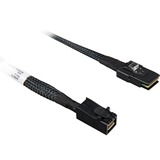 Broadcom 05-26118-00 cable Serial Attached SCSI (SAS) 0,8 m Negro, Adaptador 0,8 m, SFF8643, SFF8087, Derecho, Derecho, Macho/Macho