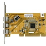 Dawicontrol DC-1394 PCI FireWire Controller tarjeta y adaptador de interfaz, Controlador PCI, TI 43AB23, 100 Mbit/s, PC, Alámbrico, Windows 2003/Vista/2000/XP, Minorista