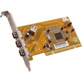 Dawicontrol DC-1394 PCI tarjeta y adaptador de interfaz, Controlador PCI, TI 43AB23, 400 Mbit/s, Alámbrico, Microsoft Windows 2003/Vista/2000/XP, A granel