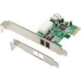 Dawicontrol DC-1394 PCIe tarjeta y adaptador de interfaz, Controlador PCIe, 400 Mbit/s, Windows 2003/Vista/2000/XP, Minorista