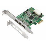 Dawicontrol DC-FW800 FireWire PCIe Hostadapter tarjeta y adaptador de interfaz, Controlador PCIe, TI082AA2 / TI081BA3, 800 Mbit/s, Alámbrico, Windows 2000/2003/XP/Vista, Minorista