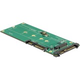 DeLOCK 62864 tarjeta y adaptador de interfaz Interno M.2, Convertidor U.2, M.2, Negro, Verde, 6 Gbit/s, Windows 10 Education, Windows 10 Education x64, Windows 10 Enterprise, Windows 10 Enterprise x64,..., 52 mm