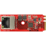 DeLOCK 62949 adaptador y tarjeta de red Interno Ethernet 1000 Mbit/s, Convertidor Interno, Alámbrico, M.2, Ethernet, 1000 Mbit/s, Rojo