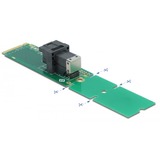 DeLOCK 63145 tarjeta y adaptador de interfaz Interno SFF-8643, Tarjeta de interfaz M.2, SFF-8643, Verde, Envase para colgar