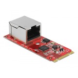 DeLOCK 64061 adaptador y tarjeta de red Interno Ethernet 1000 Mbit/s, Convertidor Interno, Alámbrico, M.2, Ethernet, 1000 Mbit/s