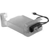 DeLOCK 64086 tarjeta y adaptador de interfaz Interno SATA, Convertidor negro, USB tipo A, SATA, Transparente, 6 Gbit/s, Windows 10, Windows 7, Windows 8.1, ChromeOS