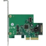 DeLOCK 89029 tarjeta y adaptador de interfaz Interno SATA, USB 3.2 Gen 2 (3.1 Gen 2), Tarjeta de interfaz PCIe, SATA, USB 3.2 Gen 2 (3.1 Gen 2), PCIe 3.0, SATA, 10 Gbit/s, Windows 10, Windows 10 x64, Windows 7, Windows 7 x64, Windows 8.1, Windows 8.1 x64