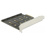 DeLOCK 89888 tarjeta y adaptador de interfaz Interno SATA, Tarjeta RAID PCIe, SATA, 1 x PCI Express x4, 4 x 67 pin M.2 key B, China, Marvell 88SE9230, 6 Gbit/s