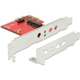 DeLOCK 89889 tarjeta y adaptador de interfaz Interno M.2, Adaptador Wi-Fi M.2, 1 x 67 pin M.2 key E, 1 x PCI Express x1, 1 x USB 2.0 Micro-B, 1 x USB 2.0 pin header, Taiwán, Caja