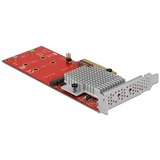 DeLOCK 90305 tarjeta y adaptador de interfaz Interno M.2 PCIe, M.2, Perfil bajo, PCIe 3.0, Asmedia ASM2824, 32 Gbit/s
