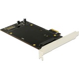 DeLOCK 90349 tarjeta y adaptador de interfaz Interno SATA, Controlador PCIe, SATA, PCIe 2.0, Windows 10, Windows 7, Windows 8, Windows 8.1, 120 mm, 150 mm