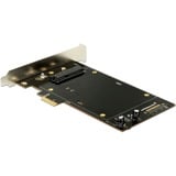 DeLOCK 90349 tarjeta y adaptador de interfaz Interno SATA, Controlador PCIe, SATA, PCIe 2.0, Windows 10, Windows 7, Windows 8, Windows 8.1, 120 mm, 150 mm