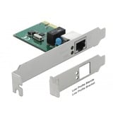 DeLOCK 90381 adaptador y tarjeta de red Interno Ethernet 100 Mbit/s, Adaptador de red Interno, Alámbrico, PCI Express, Ethernet, 100 Mbit/s