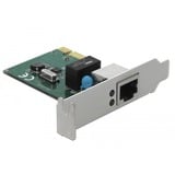 DeLOCK 90381 adaptador y tarjeta de red Interno Ethernet 100 Mbit/s, Adaptador de red Interno, Alámbrico, PCI Express, Ethernet, 100 Mbit/s